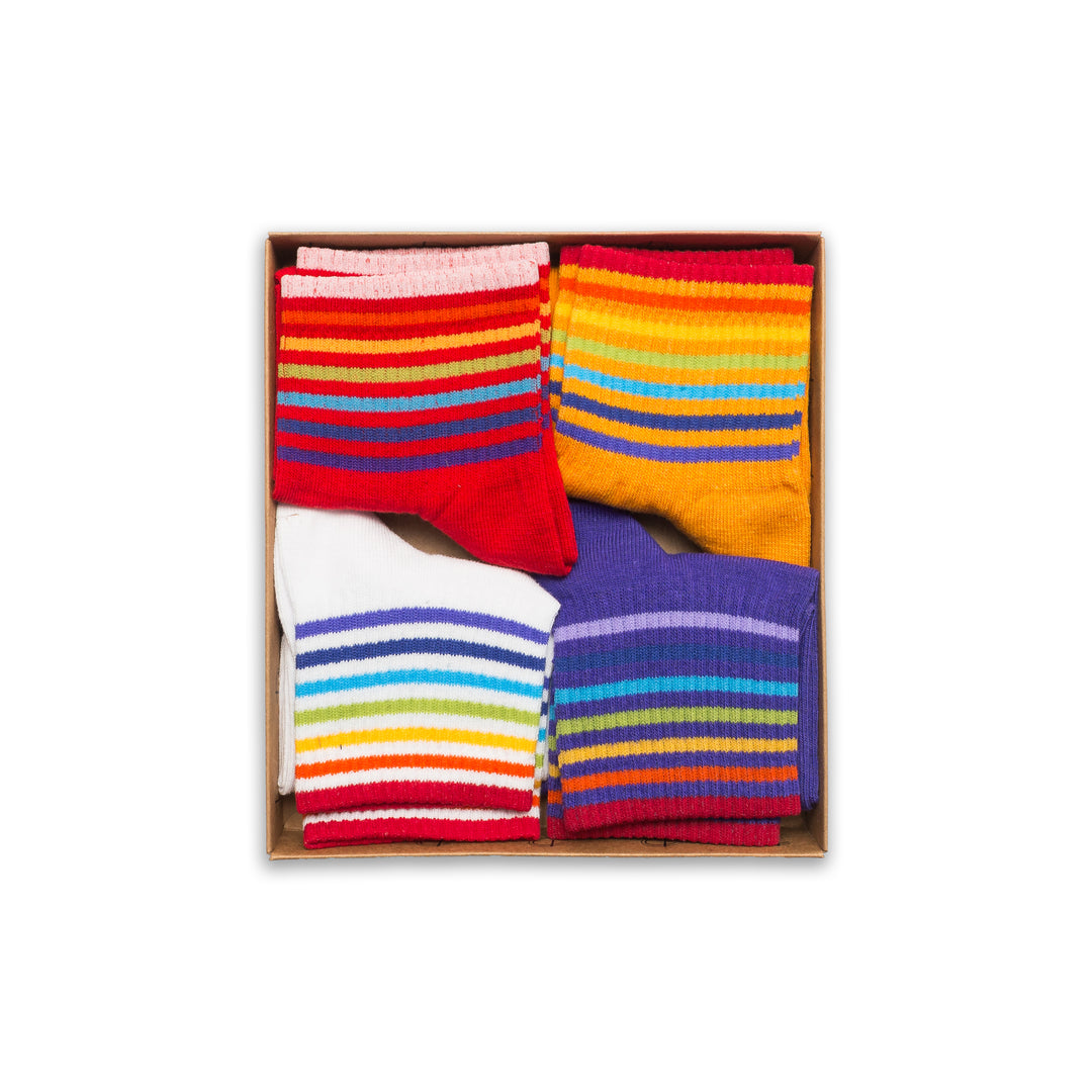 Athletic Rainbow Striped