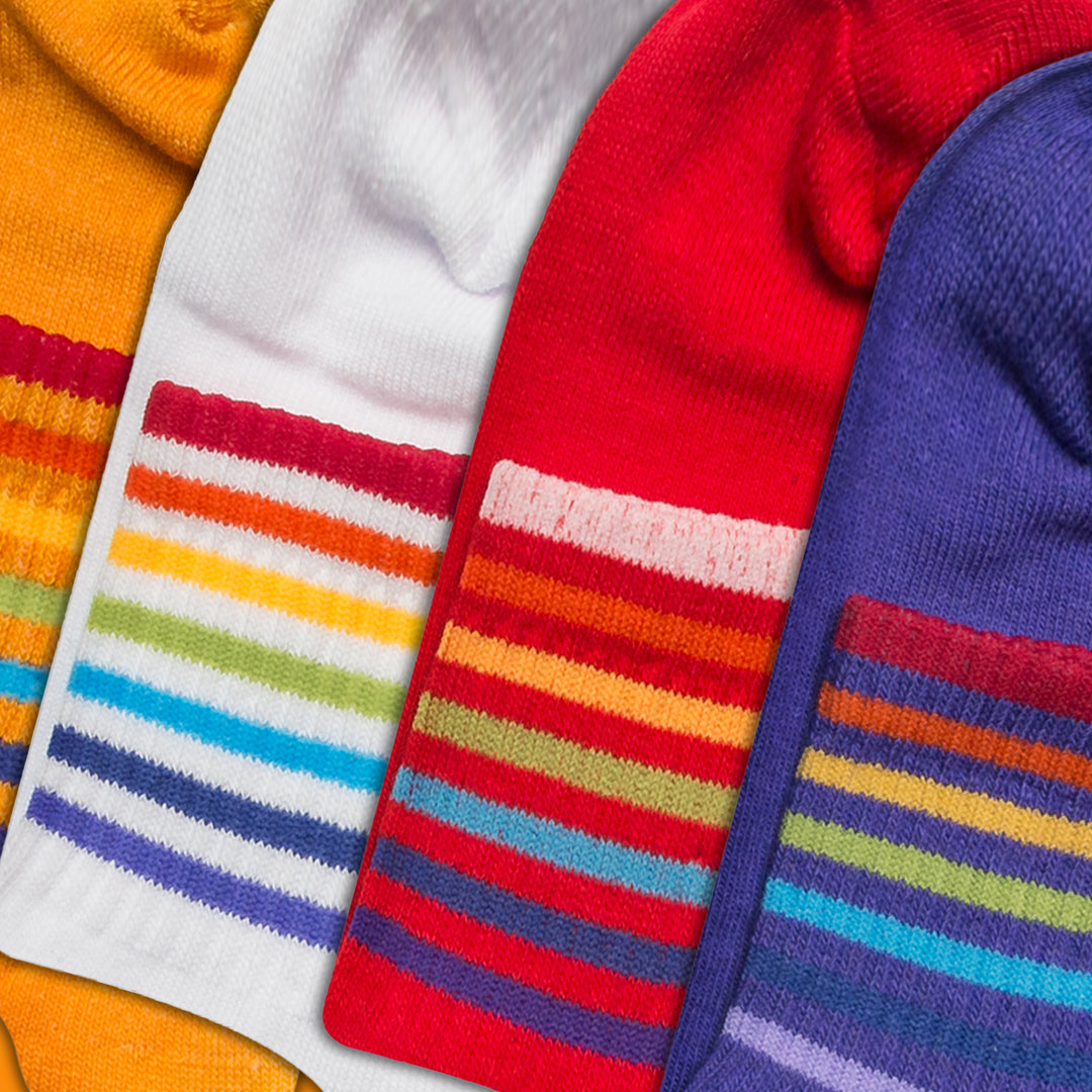 Athletic Rainbow Striped